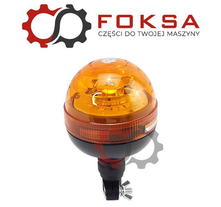 Lampa błyskowa LED niska, mocowanie na trzpień / kogut