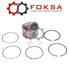 Tłok z pierścieniami - bez sworznia