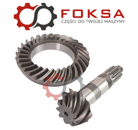 Wałek ataku z kołem talerzowym