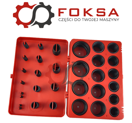 Zestaw o-ringów metrycznych (walizka)