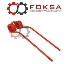 Palec sprężysty przetrząsarko - zgrabiarki