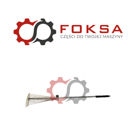 Grabie do liści z regulacją - metalowe