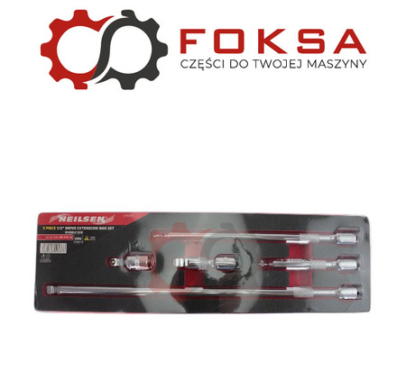 Zestaw przedłużek 1/2" 5szt. Neilsen
