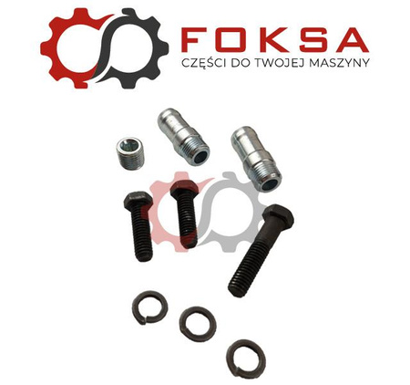 Pompa wody z kołem pasowym na dwa paski