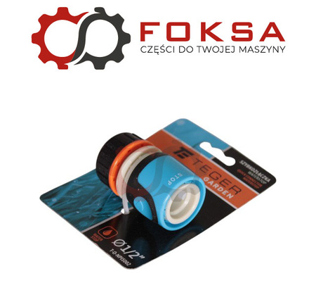 Szybkozłączka 1/2" - z waterstop Teger