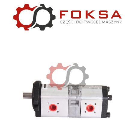 Pompa hydrauliczna dwusekcyjna