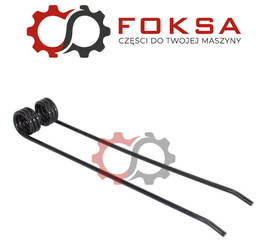 Pales sprężysty zgrabiarki