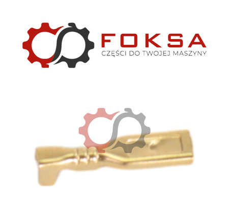 Końcówka elektryczna Typ J-1,0 / 2,8mm, Żeńska z zaczepem