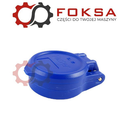 Pokrywa gniazda hydraulicznego z dekielkiem - niebieska FASTER
