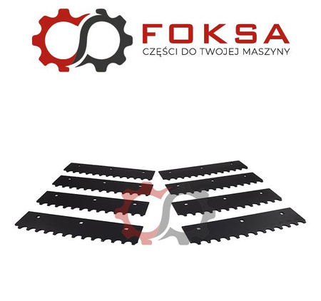 Zestaw noży odrzutnika - wzmocnione