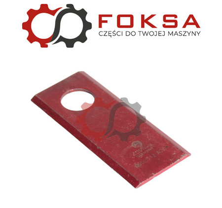 Nożyk kosiarki rotacyjnej (polska kosiarka) - prosty