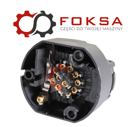 Gniazdo świateł przyczepy 13-biegunowe (plastik) 12V