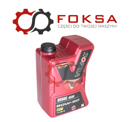 Olej przekładniowy do skrzyni biegów VENOL 5L 80W90 LS GL-5