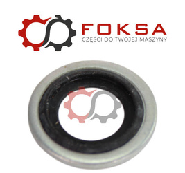 Podkładka metalowo - gumowa z prowadzeniem M8