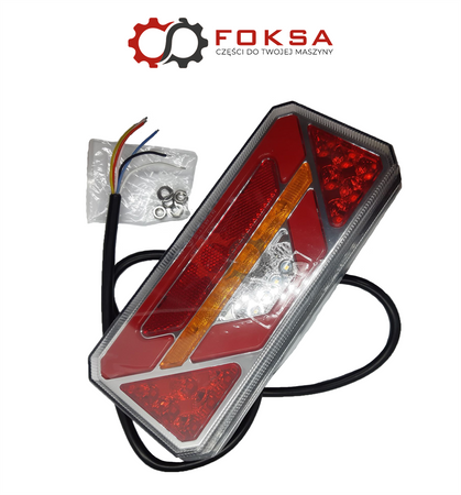 Lampa tylna zespolona LED z trójkątem - lewa