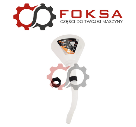 Lejek plastikowy z korkiem i elastyczną końcówką GROZ