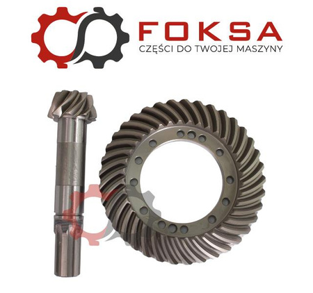 Wałek ataku z kołem talerzowym