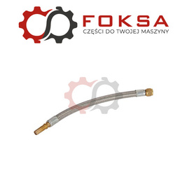 Przedłużka do pompowania kół - elastyczna, oplot - dł. 210mm