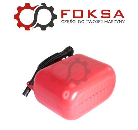 Kanister plastikowy 5L - czerwony