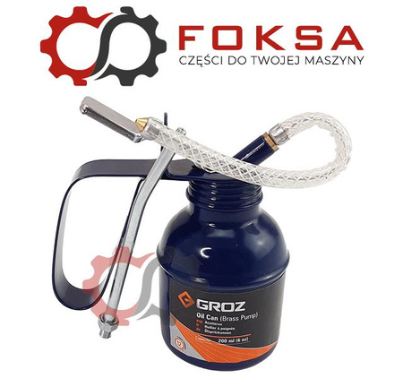 Olejarka ręczna metalowa GROZ