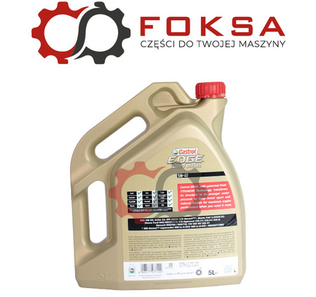 Olej silnikowy Castrol Edge TD 5w40 5l