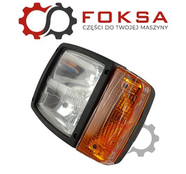 Lampa przednia z kierunkowskazem JCB - lewa