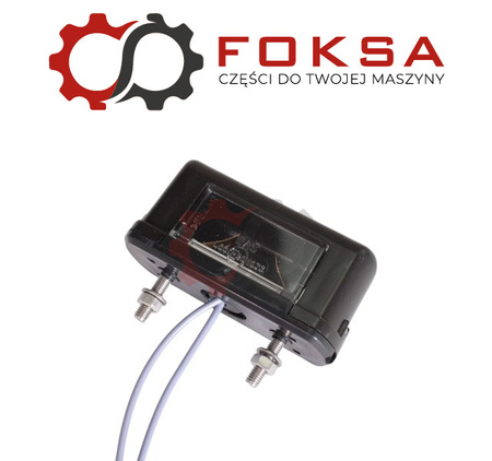 Lampa oświetlenia tablicy rejestracyjnej - obudowa czarna z kablem