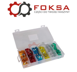 Zestaw bezpieczników płytkowych UNI - 120szt