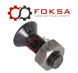 Śruba dwunoskowa z nakrętką