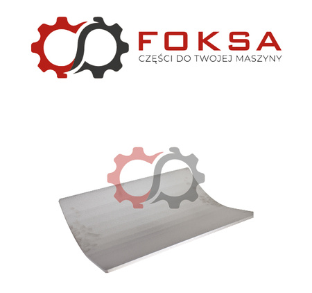 Blacha wyrzutu wentylatora sieczkarnii