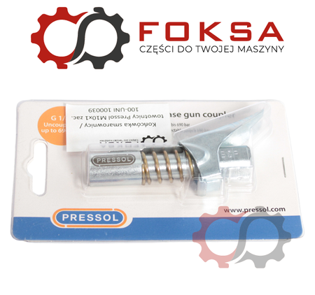 Końcówka smarownicy / towotnicy Pressol M10x1 zaciskowa