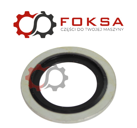 Podkładka metalowo - gumowa z prowadzeniem M20