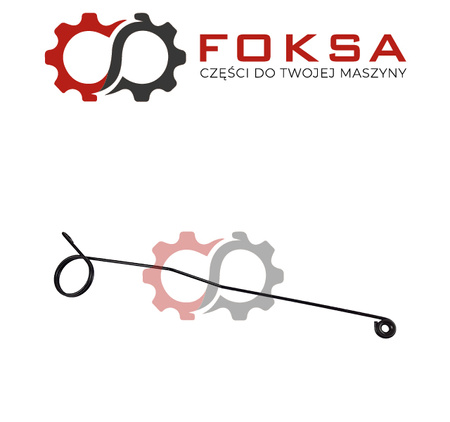 Sprężyna napinająca łamana