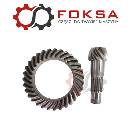 Wałek ataku z kołem talerzowym