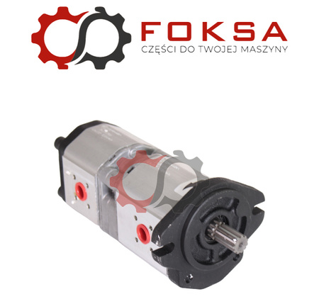 Pompa hydrauliczna dwusekcyjna