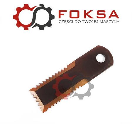 Nóż sieczkarni ruchomy Rasspe - zębaty