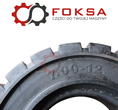 Opona superelastyczna wózka widłowego