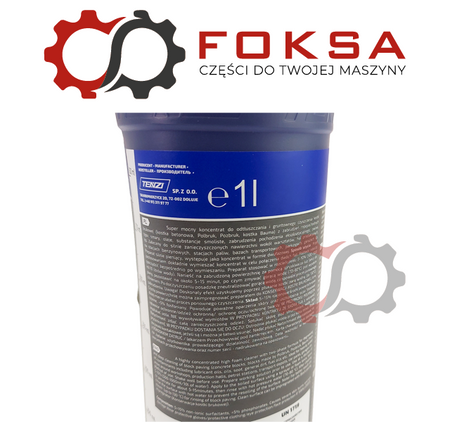 Preparat do czyszczenia kostki brukowej TENZI 1L