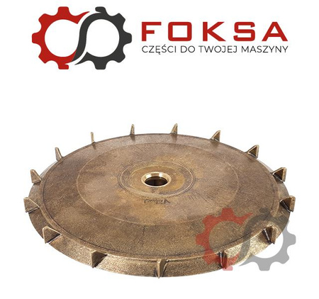 Mieszadło tarczy wysiewającej