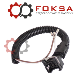 Wtyczka elektryczna cewki elektrozaworu z przewodem