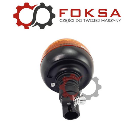 Lampa błyskowa LED niska, mocowanie na trzpień / kogut