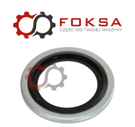 Podkładka metalowo - gumowa z prowadzeniem M22