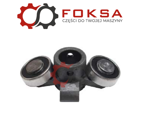 Trzymak z rolkami prowadzącymi