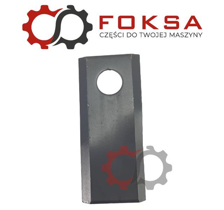 Nożyk kosiarki rotacyjnej - lewy