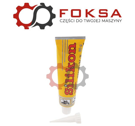 Silikon wysokotemperaturowy czerwony 80g