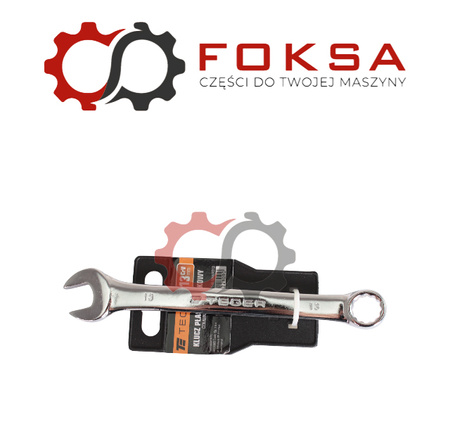 Klucz płasko-oczkowy 13 mm / TEGER