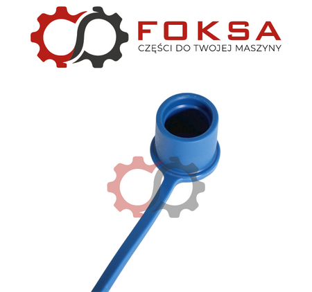 Zatyczka wtyczki hydraulicznej / Zatyczka przeciwkurzowa - niebieska