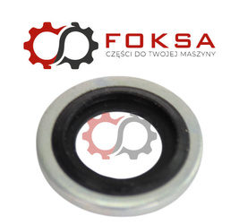 Podkładka metalowo - gumowa z prowadzeniem M10