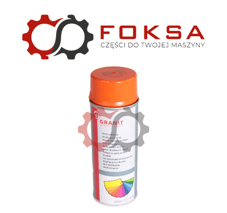 Farba / Lakier akrylowy w sprayu Atlas - pomarańczowy