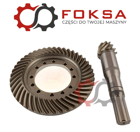 Wałek ataku z kołem talerzowym